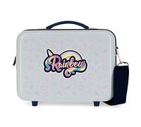 MOVOM Neceser ABS Rainbow, Color Azul