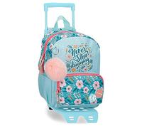 Movom Never Stop Dreaming Mochila Preescolar con Carro Azul 23x28x10 cms Poliéster 6,44L