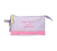 Movom New Adventure Estuche Triple Multicolor 22x12x5 cms Poliéster 1,32L