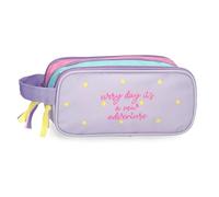 Movom New Adventure Estuche Triple Multicolor 22x10x9 cms Poliéster 1,98L