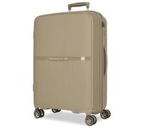 Movom Noon Maleta Grande Beige 51x76x33 cms Rígido 4,58 kgs Cierre TSA Polipropileno 4,58 kgs 109LExtensible