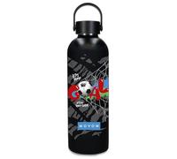 Movom Offside Botella de Acero Inoxidable Negro 7,4x23,5x7,4 cms Acero Inoxidable