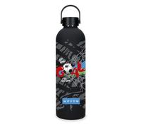 Movom Offside Botella de Acero Inoxidable Negro 7x26,5x7 cms Acero Inoxidable
