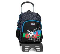 Movom Offside Mochila Escolar con Carro Negro 30x40x13 cm Poliéster 15,6L