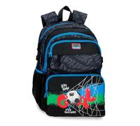 MOVOM Mochila escolar Offside doble compartimento adaptable a carro negro 32x45x19 cm 27,36L