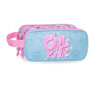 Movom Power Girl Estuche Triple Azul 22x10x9 cms Poliéster