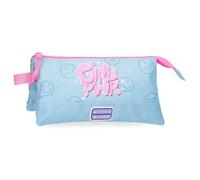 Movom Power Girl Estuche Triple Azul 22x12x5 cms Poliéster