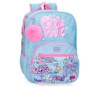 Movom Power Girl Mochila Escolar Azul 30x38x12 cms Poliéster