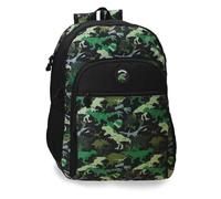 Movom Raptors Mochila Escolar Adaptable a Carro Negro 33x44x17 cms Poliéster 24,68L