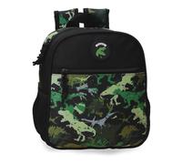 Movom Raptors Mochila Preescolar Adaptable a Carro Negro 23x25x10 cms Poliéster 5,75L