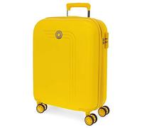 MOVOM Riga, Maleta De Cabina Expandible Unisex Adulto, Amarillo (Yellow), Media