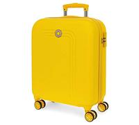 MOVOM Riga, Maleta De Cabina Rígida 55cm Unisex Adulto, Amarillo (Yellow), Media