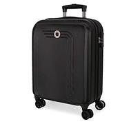 MOVOM Riga, Maleta De Cabina Rígida 55cm Unisex Adulto, Negro (Black), Media
