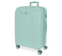 Movom Riga Maleta Grande Turquesa 56x80x29 cms Rígida ABS Cierre TSA 91L 4,7 kgs 4 Ruedas Dobles