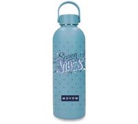 Movom Spring Vibes Botella de Acero Inoxidable Azul 7,4x23,5x7,4 cms