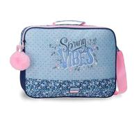 Movom Spring Vibes Cartera Extraescolar Marino 38x28x6 cm Poliéster 6,38L