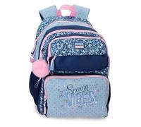 Movom Spring Vibes Mochila Escolar Doble Compartimento Adaptable a Carro Marino 32x45x19 cm Poliéster 27,36L