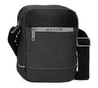 Movom Trimmed Bandolera Dos Compartimentos Negro 17x22x7,5 cms Poliéster