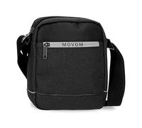 Movom Trimmed Bandolera Mediana Negro 17x22x6 cms Poliéster
