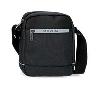 Movom Trimmed Bandolera Mediana Negro 17x22x6 cms Poliéster