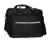 Movom Trimmed Maletín para Portátil Doble Compartimento Adaptable 15,6" Negro 40x30x11 cms Poliéster
