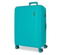 Movom Wood Maleta Mediana Azul 48x68x27 cms Rígido 3,8 kgs Cierre TSA ABS 3,8 kgs 72L Extensible