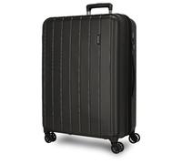 Movom Wood Maleta mediana, Negro, Rígida 4 Ruedas Dobles