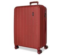 Movom Wood Maleta mediana, Rojo, Rígida, 4 Ruedas Dobles
