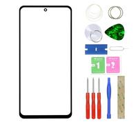 MovTEK Pantalla Repuesto Cristal Tactil Frontal +OCA Compatible con Xiaomi Mi 10T Lite 5G / Poco X3 Pro/ X3/X3 NFC con Kit de Herramientas (Sin Táctil y LCD)
