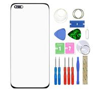 MovTEK Pantalla Repuesto Cristal Tactil Frontal para Huawei P40 Pro ELS-NX9 ELS-N04 6.58" con Kit de Herramientas - Negro