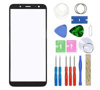 MovTEK Pantalla Repuesto Cristal Tactil Frontal para Samsung Galaxy J6 2018 J600F con Kit de Herramientas y Adhesivo 3M Negro