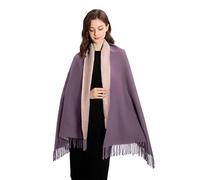MOWEN Bufanda De Cachemira Chal Cálido Grande De Cachemira Extra Grande para Mujer 2 Colores Color Sólido Adecuado para Otoño E Invierno 70X200 Cm