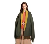 MOWEN Bufanda De Cachemira Chal Cálido Grande De Cachemira Extra Grande para Mujer 2 Colores Color Sólido Adecuado para Otoño E Invierno 70X200 Cm