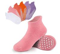 Mowenti Calcetines Antideslizantes Niño Niña 4-7 Años Calcetines Tobilleros Bebe 6 Pares Infante Niños Niñas Bebé Recién Nacido Cortos Invierno Color_2