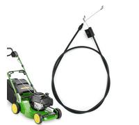 Mower Adjustable Brake Cable - Guide Hanger | 54.1 Inches Metal Brake Cable Accessories | Clutch Cable Brake Control Cable Replacement | Lock Clamps Shaped Cable Wire Stop For Lawn Mower Mini Bike