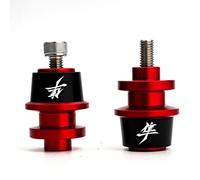 MOWOK Fits For SUZUKI Hayabusa GSX1300R GSX 1300R Gen 3 1999-2021 2022 2023 2024 2025 Accessories Motorcycle M8 Swingarm Spools Slider Stand (Black) (Red)