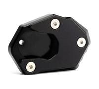 MOWOK Placa para caballete motocicleta para Kawasaki ER6N ER6F Z650 Z900 RS Z900SE Z1000 SX ninja1000sx ninja650 z800 ZX6R zx10r Accesorios de moto soporte lateral extensión pie (Negro)