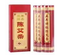 Moxa Artemisa Puro,Moxa Roll Sticks, 50 unidades de Moxa para terapia china Moxa de cinco años de edad, para Moxibus, Pure Ai ye, Wormwood para la pureza de moxibustion