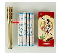 Moxa,Moxa Artemisa Puro 12 En 1 Box Copper palillo de Moxa Instrumento 10 Sticks(Ivory)