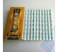 Moxa,Moxa Artemisa Puro Rodillo 10pcs / Box Moxa Rolls tradicional Palo Negro Quemador Roller moxibustión masaje
