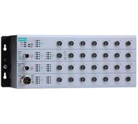 Moxa Switches Gigabit Ethernet EN 50155 con 20 puertos PoE, rango temperatura -40 a 75 °C para aplicaciones ferroviarias