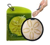 Moxeupon Bolsa de extracción de arena para la playa, bolsa de eliminación de arena, sin talco, respetuosa con el medio ambiente, respetuosa con la piel, almohadillas de limpieza de arena natural para