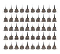 Moxeupon Cesta de fertilizante para orquídeas, cestas de fertilizante para orquídeas | Caja de fertilizante de jardín,Caja de fertilizante suculenta con tapa, 50 piezas, para flores orquídeas