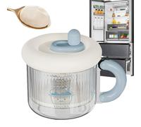 Moxeupon Colador de Yogur | Filtro para Yogur Griego con Tapa Hermética | Filtro Reutilizable De Malla Fina Para Separador De Crema Quesero Dieta Bienestar Cocina Hogar