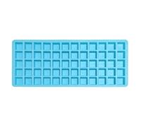 Moxeupon Cubiteras para congelador, bandejas de hielo para congelador, moldes y bandejas multifuncionales de 60 cuadrículas para cubitos de hielo cuadrados, reutilizables para ahorrar espacio