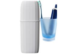 Moxeupon Estuche para Cepillo de Dientes, Portacepillos de Dientes de Viaje | Contenedor de Almacenamiento de Cepillo de Dientes Portátil - Almacenamiento de Pasta de Dientes Anti-Polvo para Hotel en