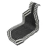 Moxeupon Funda de Asiento de Coche con Perlas, Masaje de Cuentas de Madera Natural, para Verano, para Asiento de Coche, camión, hogar, Oficina