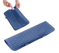 Moxeupon Funda para rizador, cubierta para plancha | Bolsa de herramientas para el cabello de silicona,Soporte para plancha, bolsa de viaje para rizador resistente al calor para planchas y rizadores