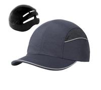 Moxeupon Gorro de Entrenamiento | Casco de Seguridad Ajustable | Gorra Deportiva con Protector Craneal Desmontable para Ciclismo Tenis Montaña Senderismo Actividades al Aire Libre y Ocio