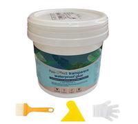 Moxeupon Impermeabilización de revestimiento impermeable | Sellador transparente para interiores y exteriores, sellado adhesivo de techo multifuncional reparación de fugas